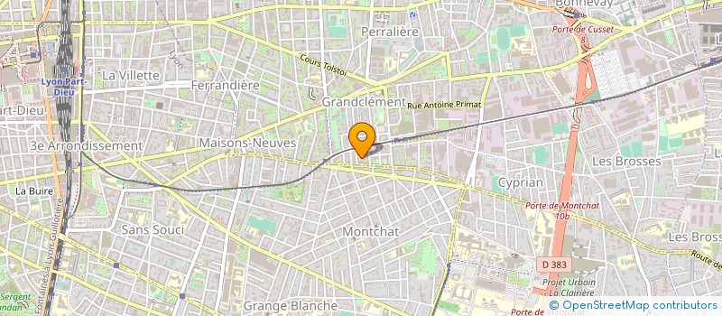 localisation de l'entreprise MONSIEUR LOTFI FARDJALLAH à VILLEURBANNE