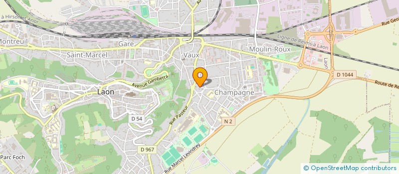 localisation de l'entreprise MONSIEUR LOTFI GARES à LAON