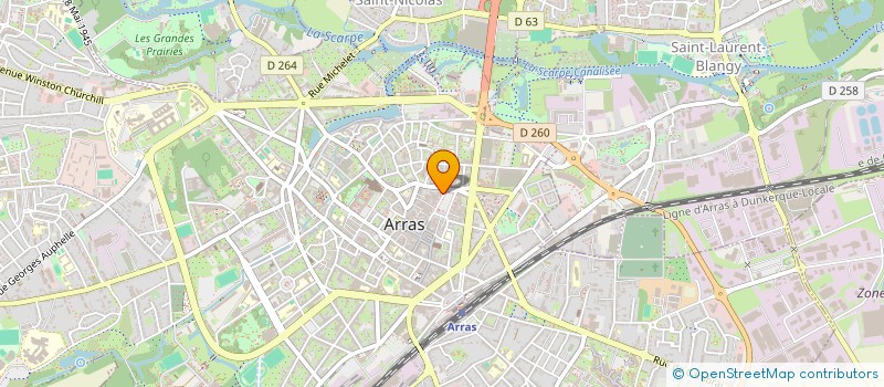 localisation de l'entreprise MONSIEUR LOTFI GHARBIA à ARRAS