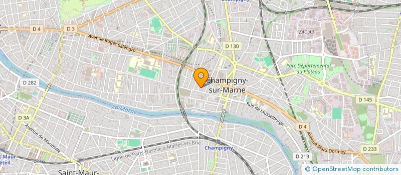 localisation de l'entreprise MONSIEUR LOTFI GHRIB à CHAMPIGNY SUR MARNE