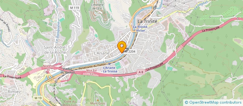 localisation de l'entreprise MONSIEUR LOTFI GHRISSI à NICE