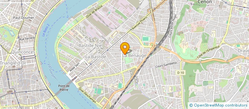 localisation de l'entreprise MONSIEUR LOTFI GUEROUJ  BORDEAUX