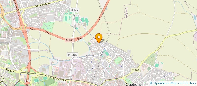 localisation de l'entreprise MONSIEUR LOTFI HACHIMI  QUETIGNY