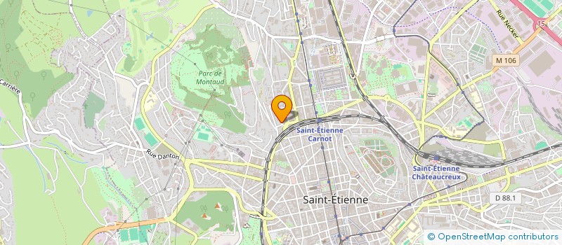 localisation de l'entreprise MONSIEUR LOTFI HADDAD  SAINT-ETIENNE