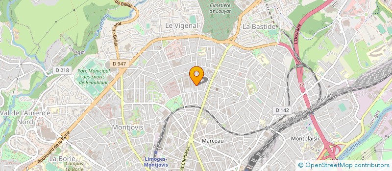 localisation de l'entreprise MONSIEUR LOTFI HARITI à LIMOGES