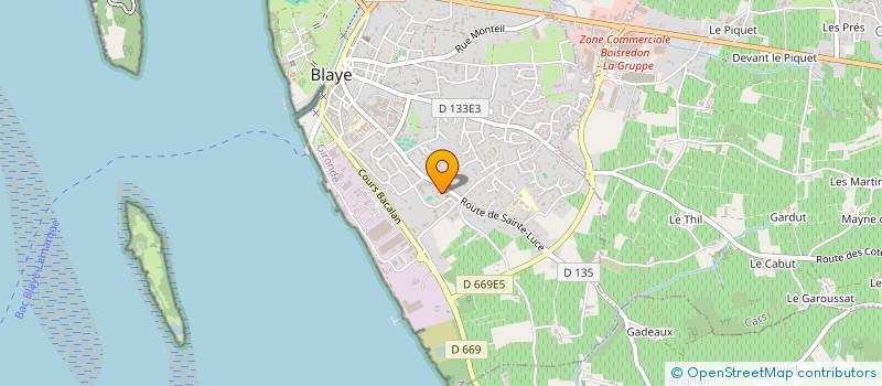 localisation de l'entreprise MONSIEUR LOTFI KASMI à BLAYE