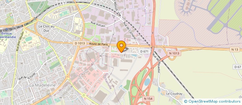 localisation de l'entreprise MONSIEUR LOTFI KORT  LE VIEIL-EVREUX