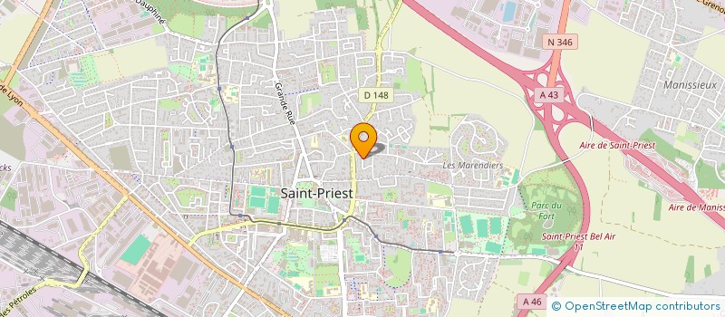 localisation de l'entreprise MONSIEUR LOTFI M'RABET  SAINT-PRIEST