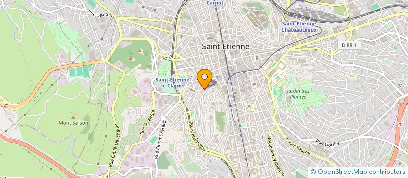 localisation de l'entreprise MONSIEUR LOTFI MANSOUR  SAINT-ETIENNE