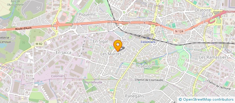 localisation de l'entreprise MONSIEUR LOTFI MARZOUGUI à COLOMIERS