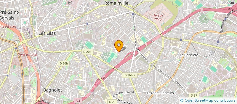 localisation de l'entreprise MONSIEUR LOTFI MASMOUDI à BAGNOLET