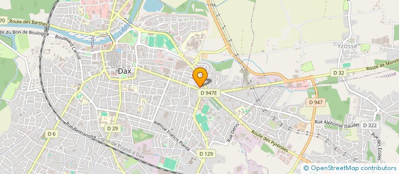 localisation de l'entreprise MONSIEUR LOTFI MIDOUNI  DAX