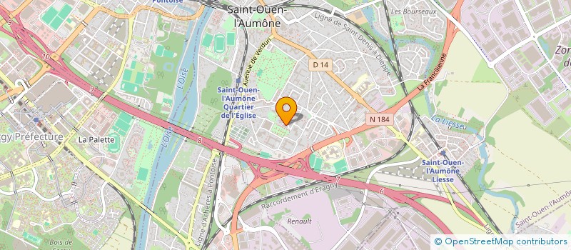 localisation de l'entreprise MONSIEUR LOTFI NAIT DJOUDI à SAINT-OUEN-L'AUMONE