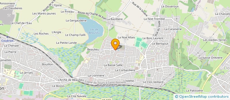 localisation de l'entreprise MONSIEUR LOTFI NEBTI  COUERON