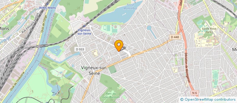localisation de l'entreprise MONSIEUR LOTFI OUKACI à VIGNEUX-SUR-SEINE