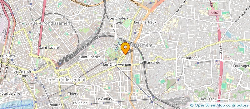 localisation de l'entreprise MONSIEUR LOTFI RAAFET DOUDOU à MARSEILLE