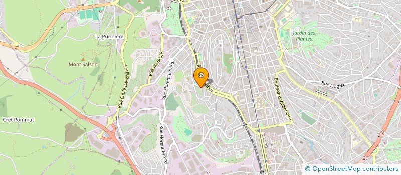 localisation de l'entreprise MONSIEUR LOTFI REBHI  SAINT-ETIENNE