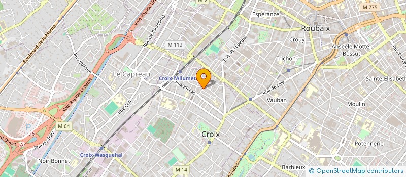 localisation de l'entreprise MONSIEUR LOTFI REZGUI à CROIX