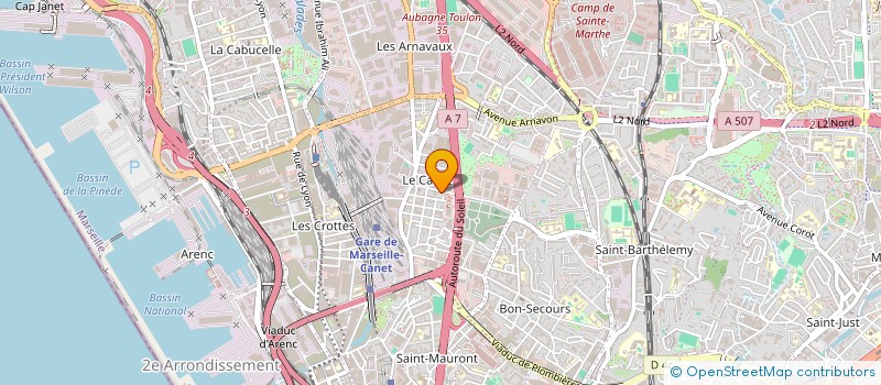 localisation de l'entreprise MONSIEUR LOTFI RHAHLA à MARSEILLE