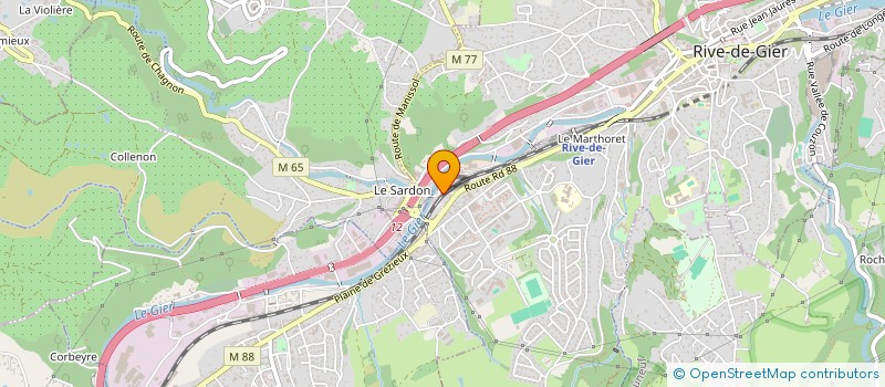 localisation de l'entreprise MONSIEUR LOTFI RZIG à RIVE-DE-GIER