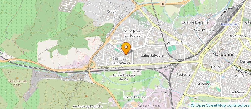 localisation de l'entreprise MONSIEUR LOTFI SEDIRI à NARBONNE