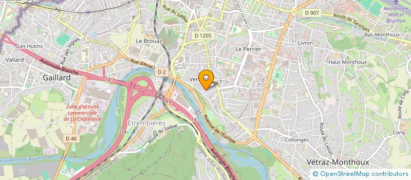 localisation de l'entreprise MONSIEUR LOTFI SOMRANI  ANNEMASSE