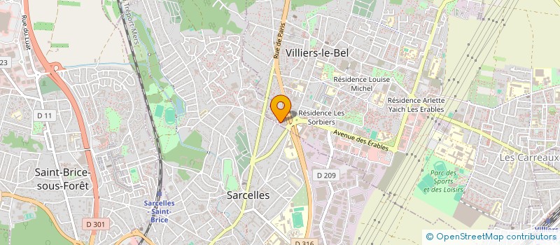 localisation de l'entreprise MONSIEUR LOTFI SOUAGUI  VILLIERS-LE-BEL