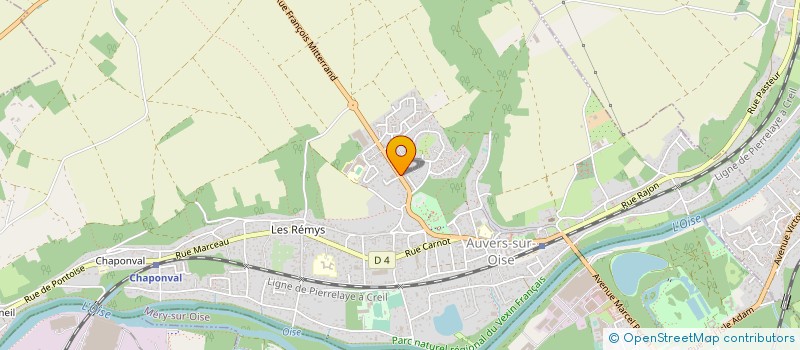 localisation de l'entreprise MONSIEUR LOTFI TAHRI  AUVERS-SUR-OISE