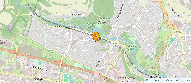 localisation de l'entreprise MONSIEUR LOTFI TAIB  OSNY