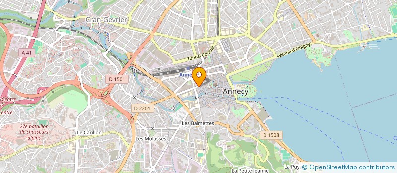 localisation de l'entreprise MONSIEUR LOTFI TOURKIA à ANNECY