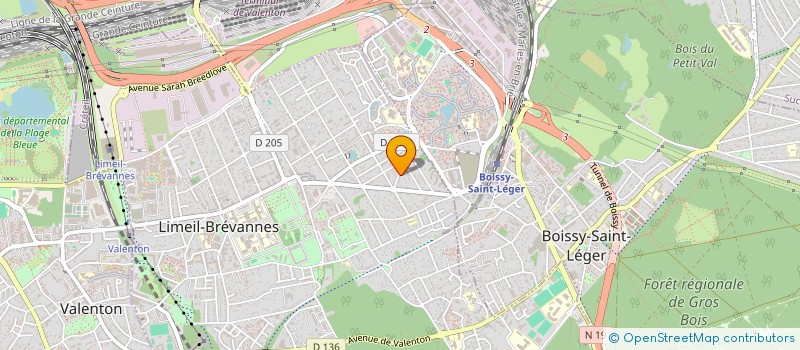 localisation de l'entreprise MONSIEUR LOTHAIRE DELMART  LIMEIL-BREVANNES