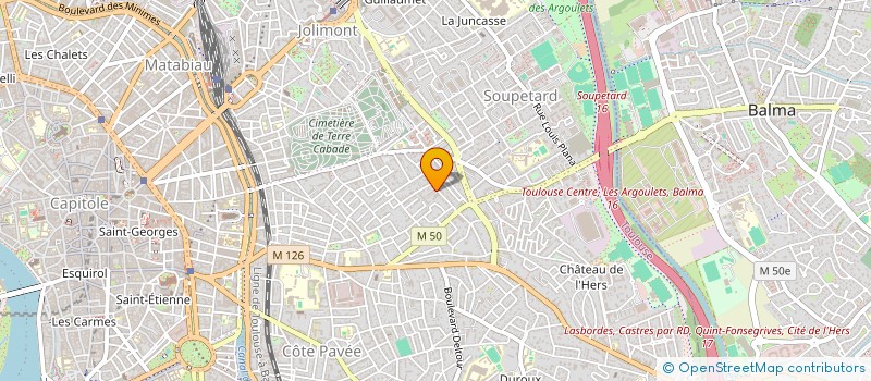 localisation de l'entreprise MONSIEUR LOU BARILLER à TOULOUSE