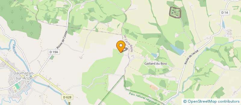 localisation de l'entreprise MONSIEUR LOU BASTIAN BORGHINI à DAUMAZAN-SUR-ARIZE