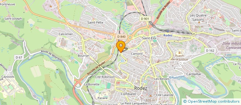 localisation de l'entreprise MONSIEUR LOU BESSE  RODEZ