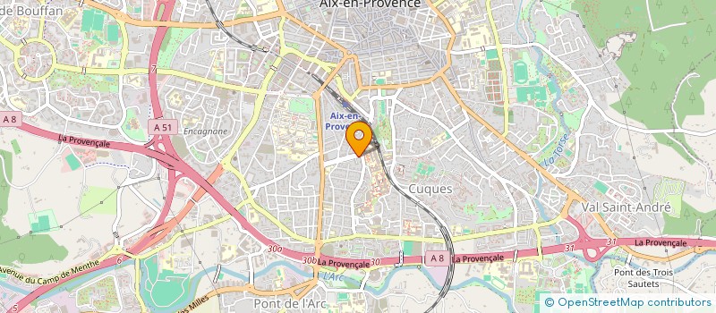 localisation de l'entreprise MONSIEUR LOU BRECHAIRE  AIX-EN-PROVENCE