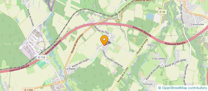 localisation de l'entreprise MONSIEUR LOU CRAS  VIRY