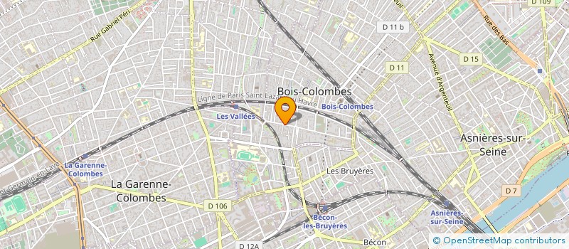 localisation de l'entreprise MONSIEUR LOU CUBERTE à BOIS-COLOMBES