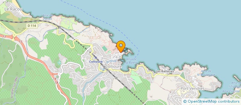 localisation de l'entreprise MONSIEUR LOU FLORIAN  COLLIOURE