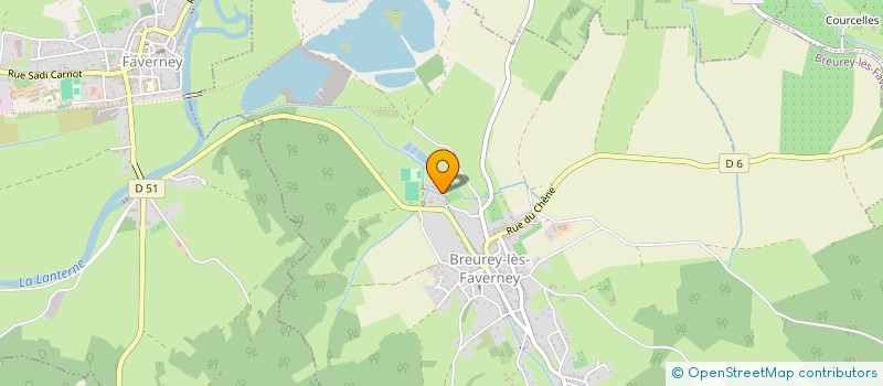 localisation de l'entreprise MONSIEUR LOU LARDEUR  BREUREY-LES-FAVERNEY