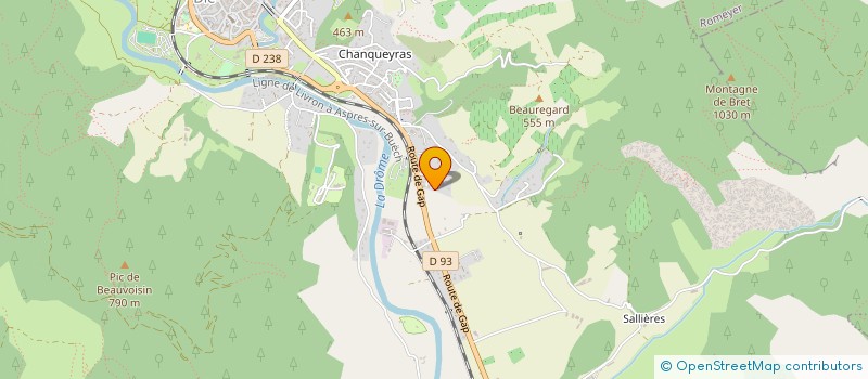 localisation de l'entreprise MONSIEUR LOU REYNAUD  DIE