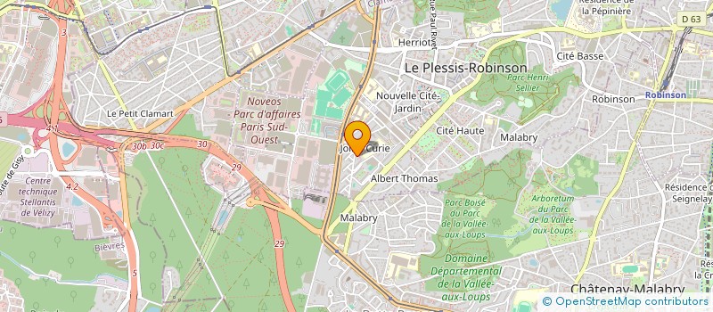 localisation de l'entreprise MONSIEUR LOUA DOSSO à LE PLESSIS-ROBINSON