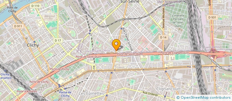 localisation de l'entreprise MONSIEUR LOUAB ABRIKH à SAINT-OUEN-SUR-SEINE