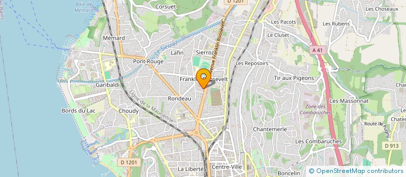 localisation de l'entreprise MONSIEUR LOUAI DJOUAL  AIX-LES-BAINS