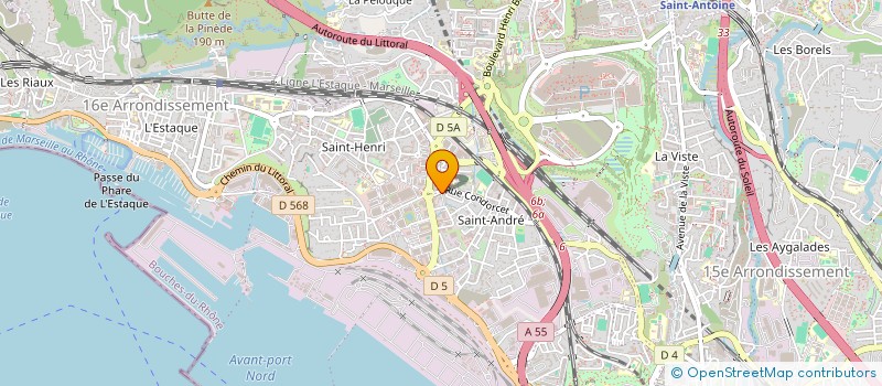 localisation de l'entreprise MONSIEUR LOUAI KHATI  MARSEILLE