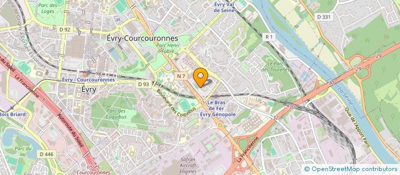 localisation de l'entreprise MONSIEUR LOUAI TANINEH à EVRY-COURCOURONNES