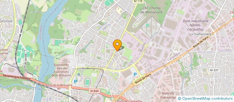 localisation de l'entreprise MONSIEUR LOUAN BELICAUD  NANTES