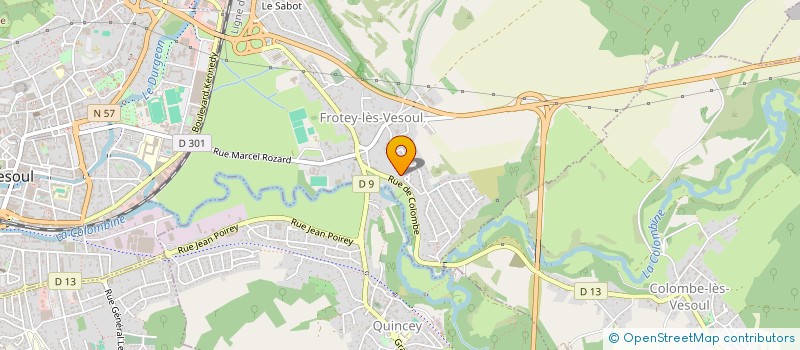 localisation de l'entreprise MONSIEUR LOUAN COUPERNOT  FROTEY-LES-VESOUL