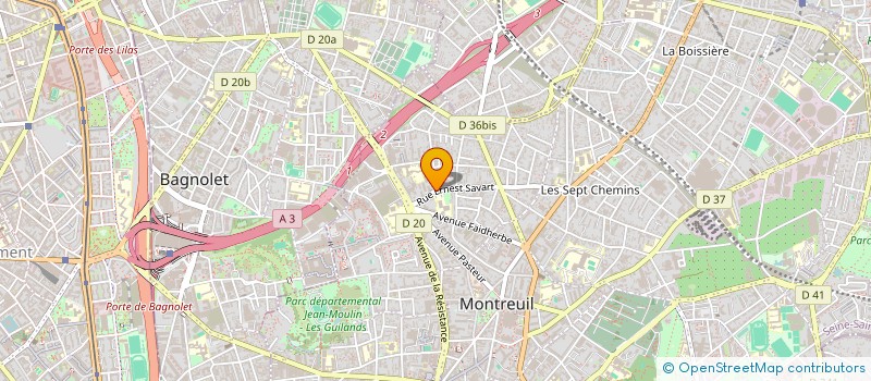 localisation de l'entreprise MONSIEUR LOUAN GUEHENNEUC à MONTREUIL