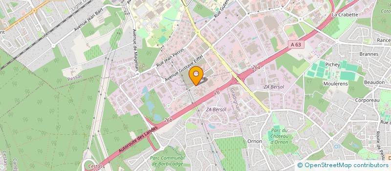 localisation de l'entreprise MONSIEUR LOUAN LE GOFF  CANEJAN