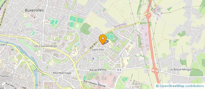 localisation de l'entreprise MONSIEUR LOUAN MESSANGA SAAH  POITIERS